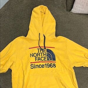 North Face Yellow Hoodie